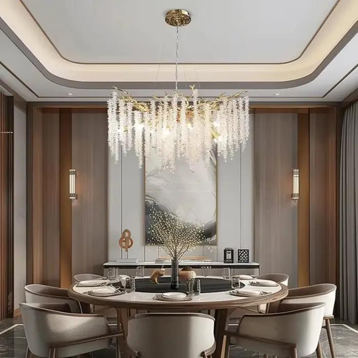 Lustre LED de luxe de styliste français K9