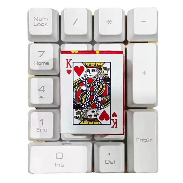Mini cartes à jouer au poker pour enfants et adultes, fournitures de jeux de fête, cadeaux amusants, divertissement éducatif, nouveauté