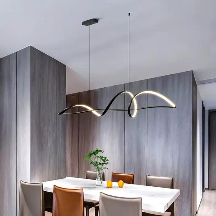 Lampe à suspension moderne lustres pour salle à manger lampes suspendues
