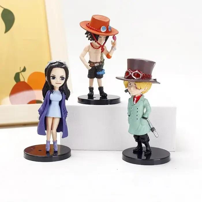 Nouvelle figurine d'action One Piece Luffy 2026, lot de 6 modèles en PVC, collection de décoration, jouets pour enfants, cadeaux de festival