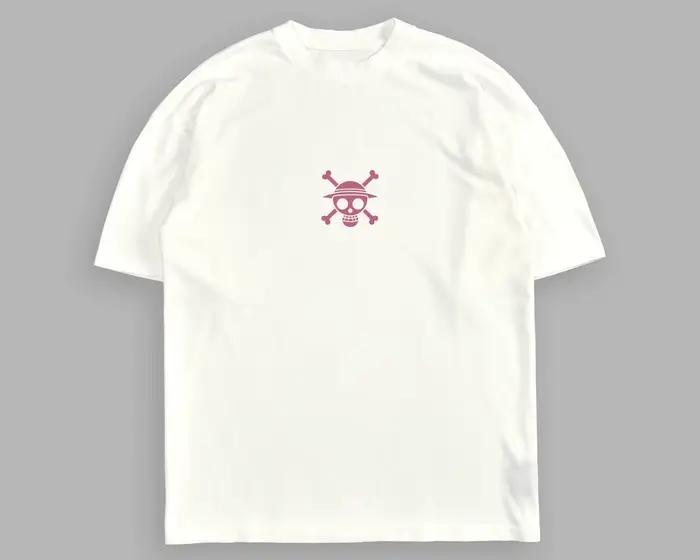 T-shirt imprimé One Piece Tony Tony Chopper, T-shirt à manches courtes 100% coton tendance et polyvalent pour hommes