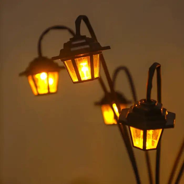 Lanterne décorative rétro à énergie solaire