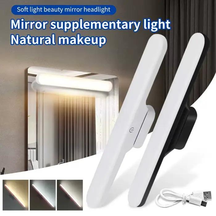 LED maquillage lumière Rechargeable magnétique Protection des yeux miroir lampe tactile appliques murales 30CM pour Selfie garde-robe salle de bain éclairage