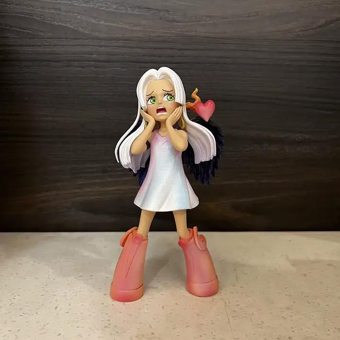 Figurine une pièce de dessin animé Boa · Hancock, 11,5 cm/4,53 pouces, séraphin Hancock, Collection de statues mignonnes en PVC, modèles de jouets cadeaux