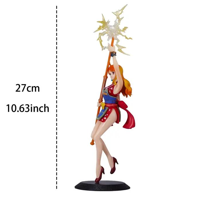 Figurine Nami, One Piece, Figurine d'anime, Marchandises d'anime, Cadeau d'anime pour l'anniversaire des amis, Statue de personnage d'anime, Décoration de bureau, Figurine de collection, Cadeau de fêt