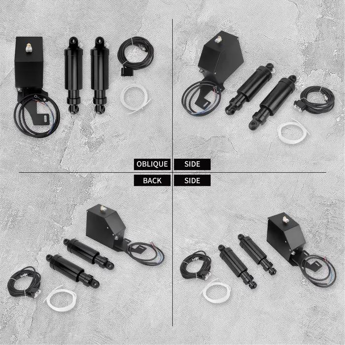 Analyste de suspension pneumatique arrière de moto réglables, Harley Touring Road King, FLHR Electra Street, Fetal de FLbirthFLTRX Ccalculator 94-22