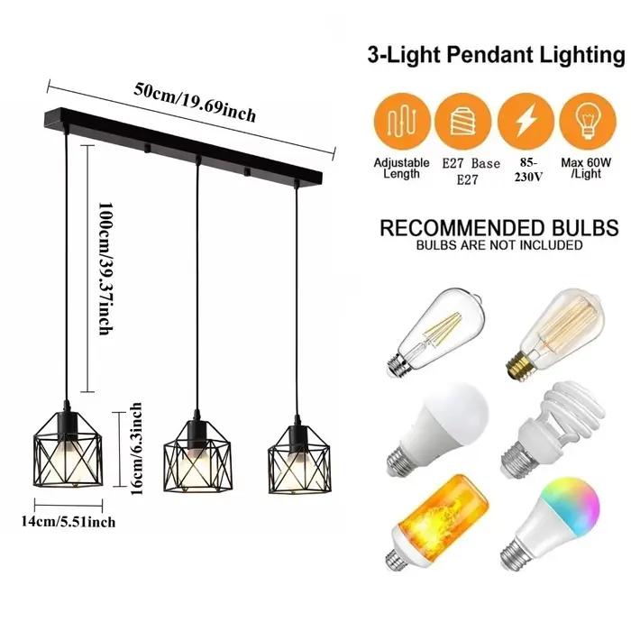 Lustre suspendu vintage JOYINLED