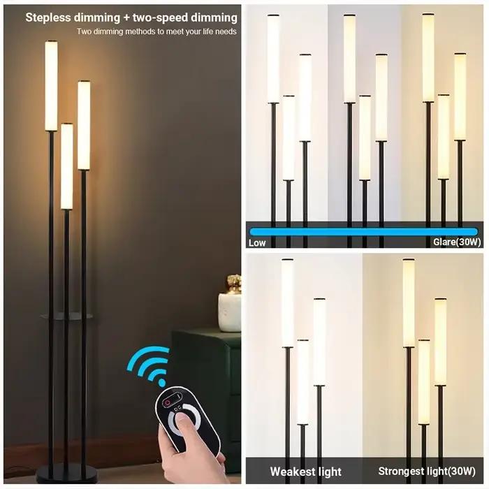 Lampe sur pied minimaliste moderne pour salon