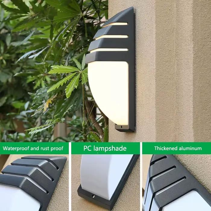 Applique murale Radar LED avec capteur de mouvement pour éclairage extérieur moderne et durable pour porch lights occasions spéciales