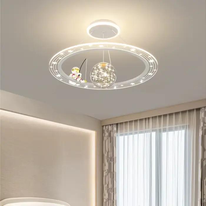 Nordique moderne LED lustre suspension lampe pour chambre salle à manger salon Loft vestiaire plafond monté maison décoration cr