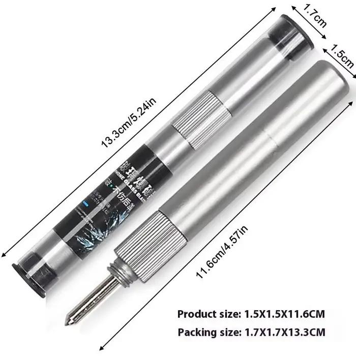 Stylo de sablage stylo de rupture de verre pour téléphone portable boîtier arrière batterie couvercle de verre disjoncteur poinçon central automatique