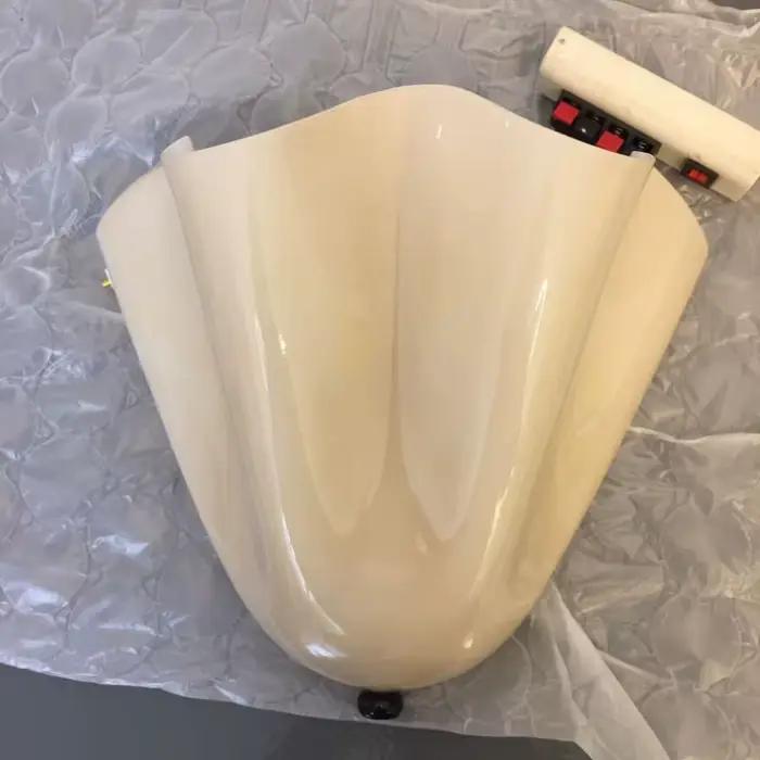 Lampes murales en verre coloré français rétro jupe
