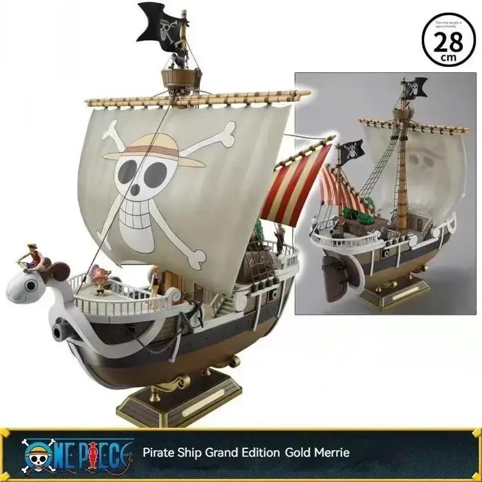 Bandai une pièce Anime mille ensoleillé aller joyeux bateau Pvc figurine Collection Pirate modèle bateau jouet assembler cadeau de noël