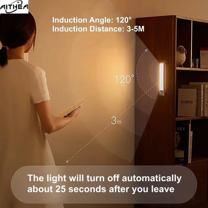 Lampe de nuit LED à détecteur de mouvement AITHEA
