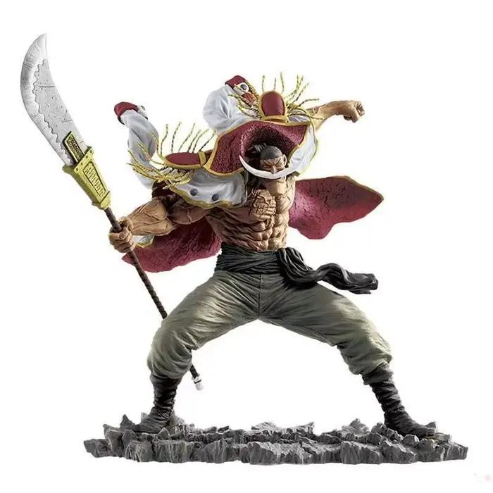 Figurine d'action une pièce, 24cm, Version Combat, Edward Newgate, barbe blanche, Figurine GK, modèle de Collection, jouet