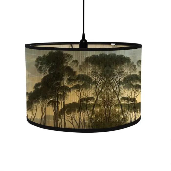 Couvercles de lampe en bambou durables