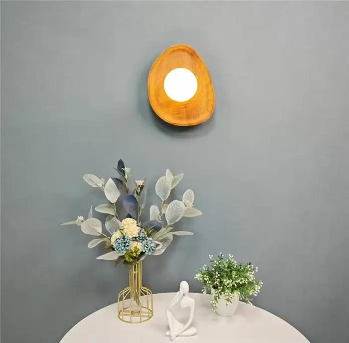 Applique Murale LED en Bois Naturel