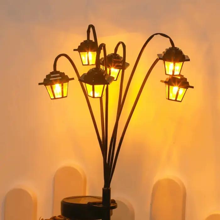 Lanterne solaire de style rétro vintage