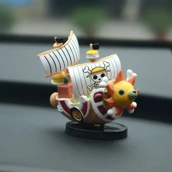 Anime une pièce bateau Figure Luffy modèle jouet Super mignon Mini