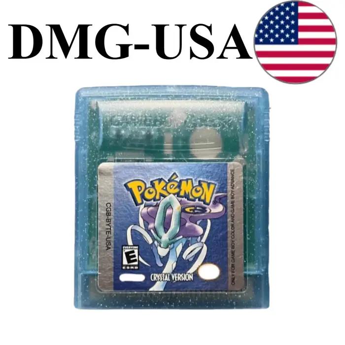 Cartouche de jeu Pokémon Rare en anglais, jeu de rôle rétro, 7 versions classiques pour Game Boy Color GBC, carte de jeu vintage, version USA