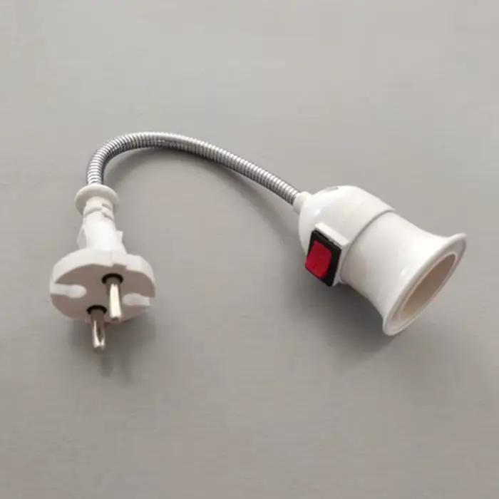 Support de lampe flexible à base d'ampoule LED avec interrupteur marche/arrêt