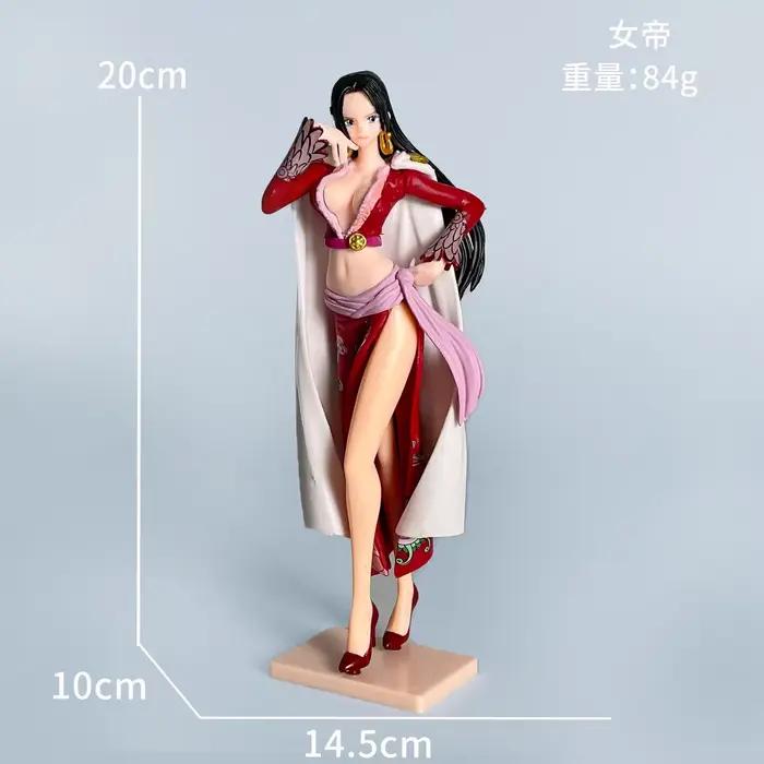 Figurine de dessin animé One Piece Boa Hancock, modèle mignon, poupée 2D Kawaii, décoration de bureau, accessoire d'animation, cadeau en gros