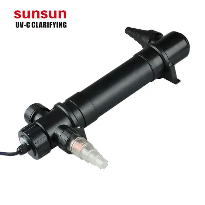 StalSUN-Stérilisateur UV pour sécuritaires d'aquarium, supporter ficateur d'eau léger, éclairage à filtre UV, 5W, 7W, 9W, 11W, 13W, 18W, 24W, 36W, 55W
