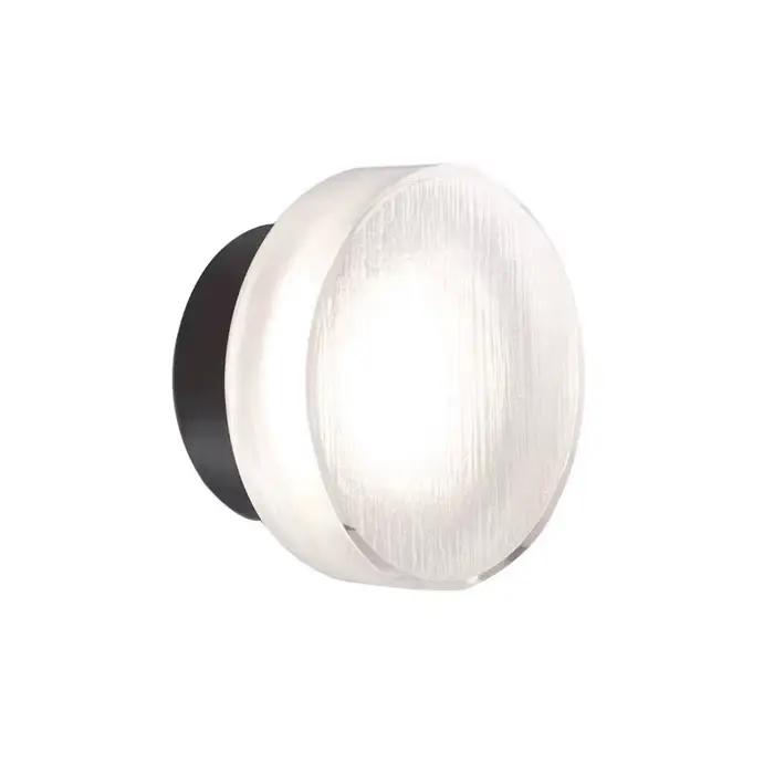 Applique murale extérieure créative ronde en aluminium IP65 étanche pour éclairage de porche et entrée de maison élégante à offrir pour occasions spéciales