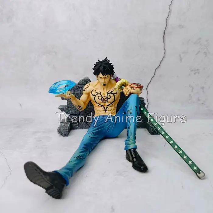 Figurine une pièce Gk BT Bepo Law, Statue en PVC 18cm Oka Shichibukai Trafalgar D. Figurine de la loi de l'eau, jouets modèles animés