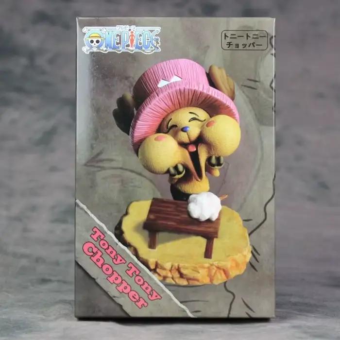 Figurines d'anime One Piece, figurine d'action Tony Chopper, modèle de statue en PVC, ornements de beurre mignons, jouets cadeaux de collection, 10cm