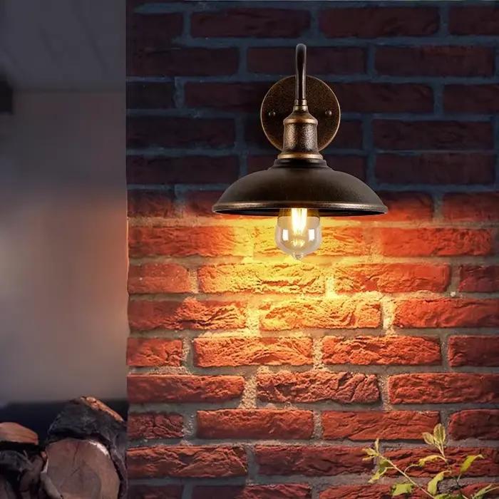 Lampe murale LED rétro américaine