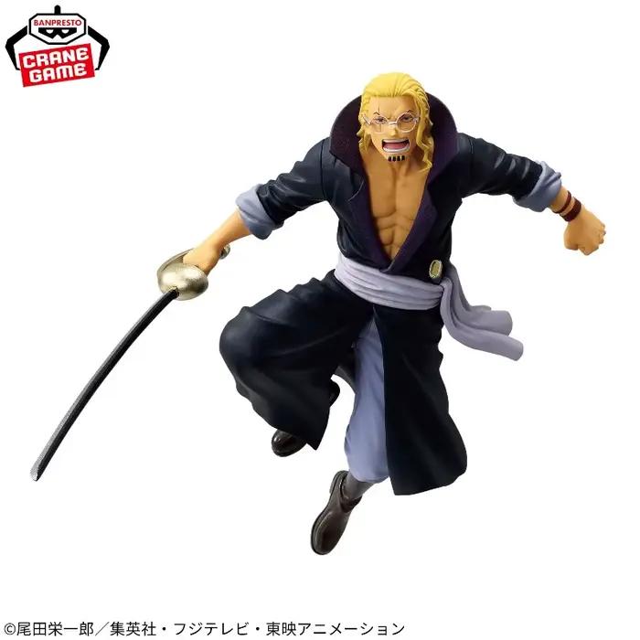 BANDAI BANPRESTO One Piece BATTLE RECORD COLLECTION-GOL.D.ROGER Silvers Rayleigh en stock, modèles de jouets d'anime WY