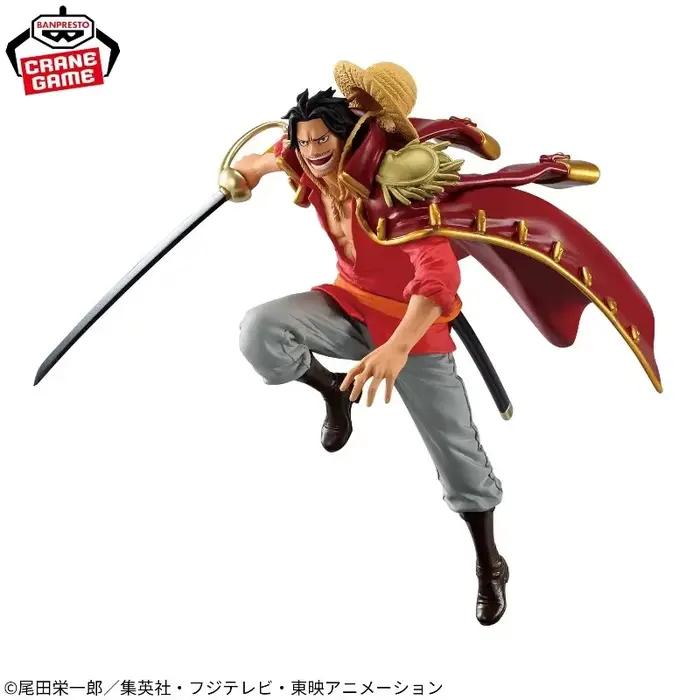 BANDAI BANPRESTO One Piece BATTLE RECORD COLLECTION-GOL.D.ROGER Silvers Rayleigh en stock, modèles de jouets d'anime WY