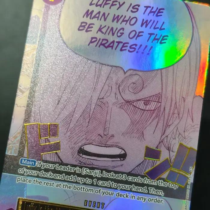 Proxy ONE PIECE Luffy est l'homme qui deviendra roi des pirates ! Carte de jeu de cartes à collectionner (TCG) anime anglaise OP12-039 OP12-079