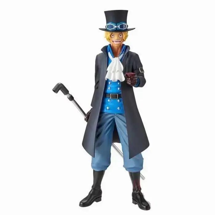 Figurine de dessin animé une pièce, 20cm, Luffy Ace Sabo, trois frères, Statue de vin époupée, Figurine d'action en Pvc, modèle de jouet à collectionner, cadeau