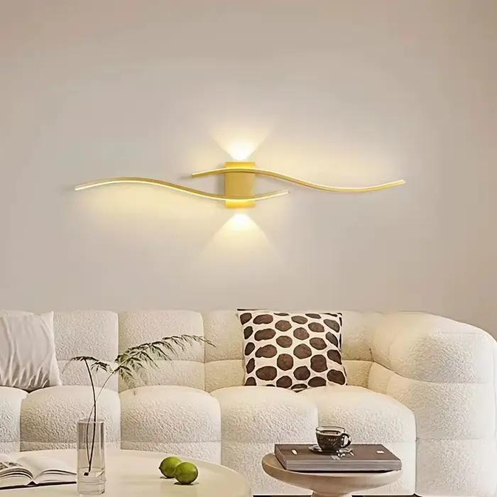 Appliques murales LED modernes pour chambre à coucher, chevet, couloir, décoration intérieure, lampes murales LED AC85-265V