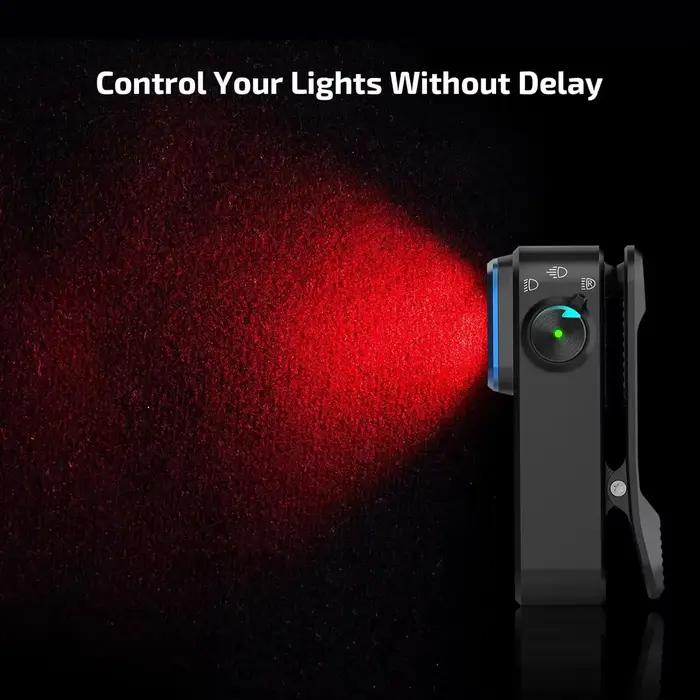 Lampe de poche Olight Oclip Pro EDC 500 lumens, lumière magnétique portable rechargeable de type C