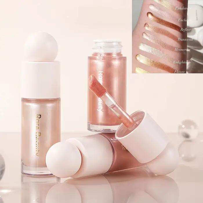 Rare beauté liquide Blush surligneur Contour finition haute brillante luminiseur maquillage Gel visage corps éclaircir paillettes Contour naturel