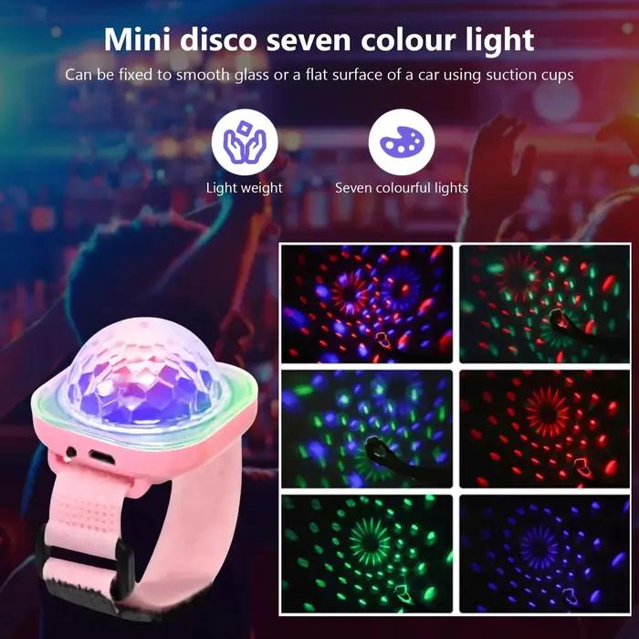 Bandeau lumineux disco portable effet scène à domicile pour divertissement à la maison soirée KTV bar festif