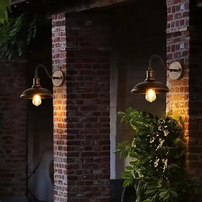 Lampe murale LED rétro américaine