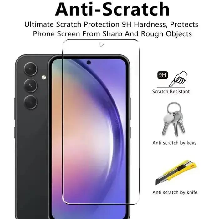 Protecteur d'écran en verre trempé, 5 à 1 pièces, pour Samsung Galaxy A56 A36 A26 A16 A57 A37 A07 A06 A55 A54 A35 A34 A33 S26 Ultra S25 S24