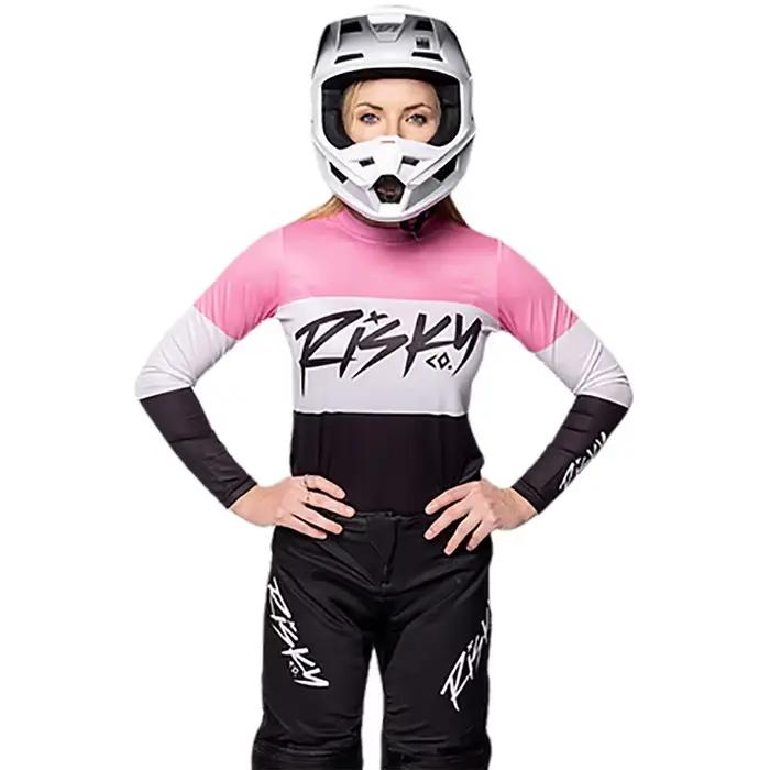 Chemise de cyclisme pour femmes, maillot de cyclisme à manches longues, vêtements de vélo d'été, maillot de Motocross, T-shirt de descente, chemise vtt enduro