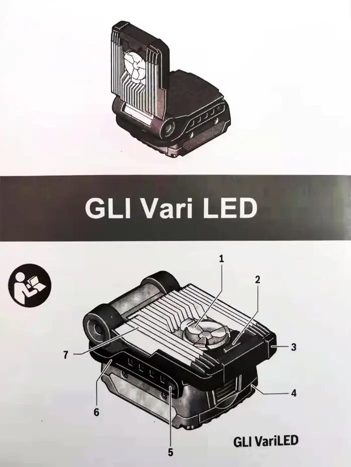 Lampe de travail LED pour batterie Li-ion Bosch 14,4V 18V BAT614 BAT618, alimentation, lampes de poche, torche électrique, projecteur, best-seller