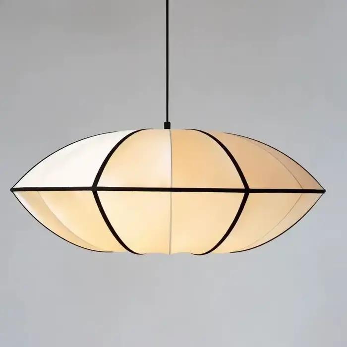 Wabi-sibi lampes suspendues en soie