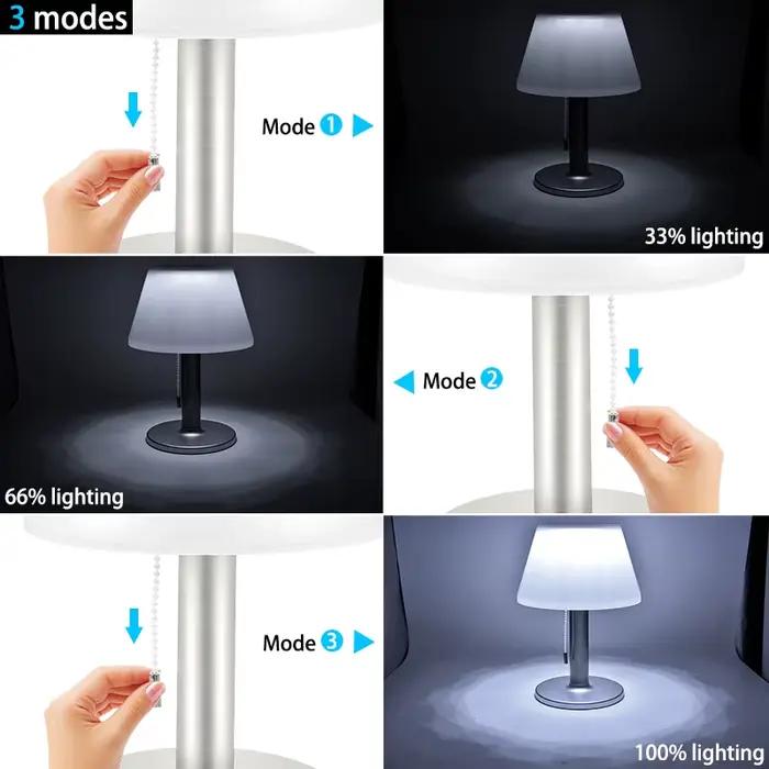 Lampe de Table solaire intelligente LED veilleuses blanches pour bureau intérieur extérieur jardin ménage-lumière de