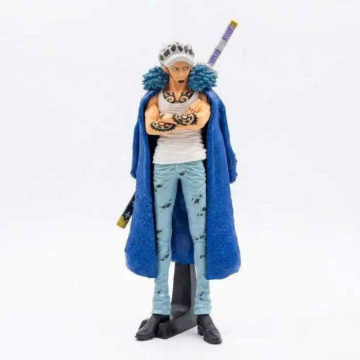 Figurine PVC One Piece Luffy Law, trois postures, modèle PVC, figurine d'action, collection de bureau, jouet cadeau pour enfants