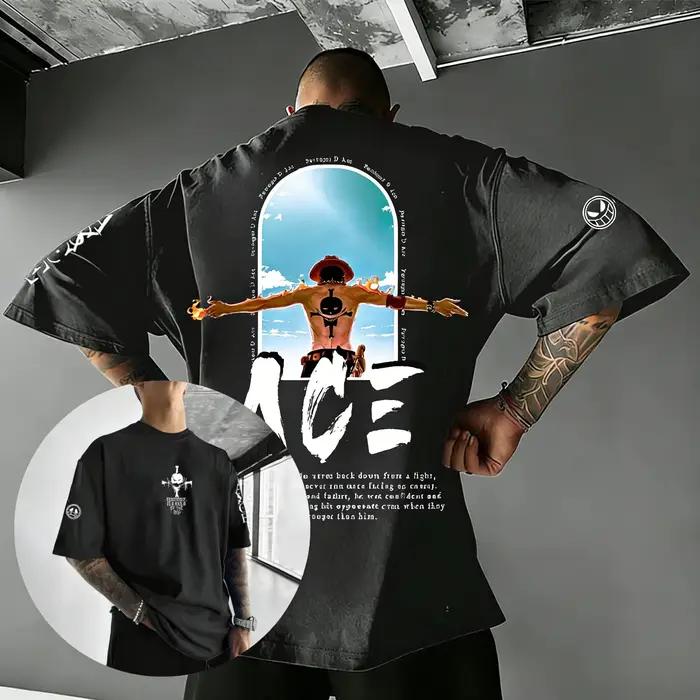 T-shirt Anime One Piece Homme Femme Manches Courtes Coton Hauts 2026 Nouvelle Collection Été Y2K T-shirt Graphique Streetwear Décontracté Mode Quotidienne