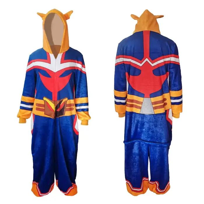 Costume de Cosplay All Might Anime My Hero Academia, combinaison Zentai une pièce, pyjama, robes, body de Cosplay, vêtements