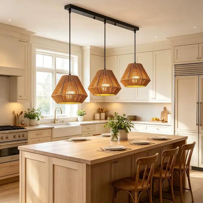 Lampe suspendue artisanale JOYINLED à 3 lumières