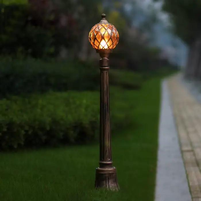 Lampe de pelouse extérieure étanche européenne couloir cour maison terrasse paysage communauté jardin Villa applique murale